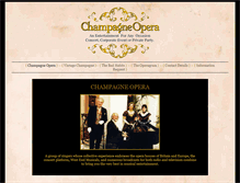 Tablet Screenshot of champagneopera.co.uk